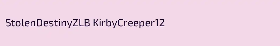 StolenDestinyZLB KirbyCreeper12